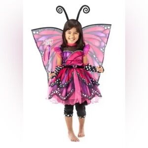 Teetot Girls Butterfly Fairy Princess Costume Dress Size 5-6